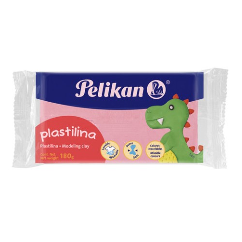 Barra De Plastilina Rosa 180g