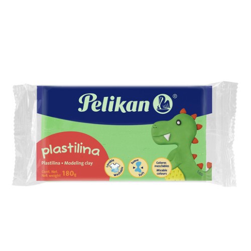 Barra De Plastilina Verde Claro 180g