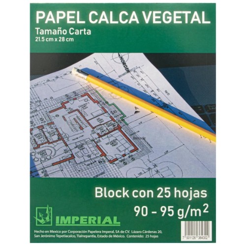 Block Papel Vegetal O Albanene