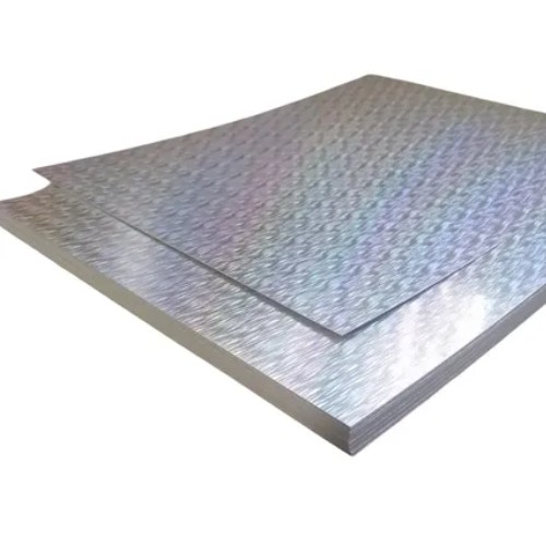Cartulina Holografica Plata