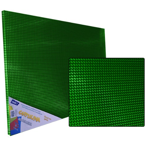 Cartulina Holografica Verde