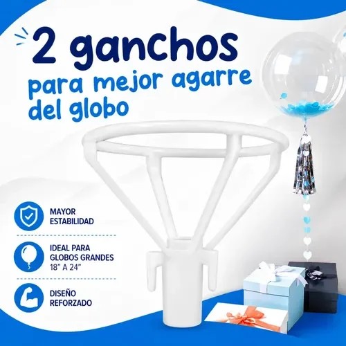 Chupon Porta Globos De Helio