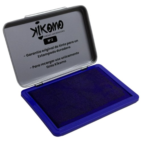 Cojin Para Sello Tinta Azul De 10x6 Cm