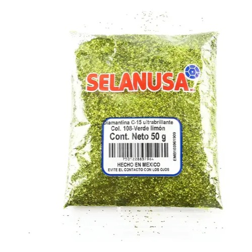 Diamantina Verde Limon 50 G