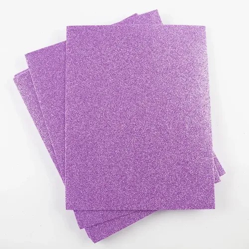 Hoja Fomy Diamantado Lila