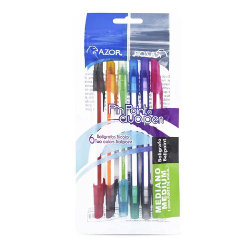Lapiceros En Paquete Pin Point Duo Pen