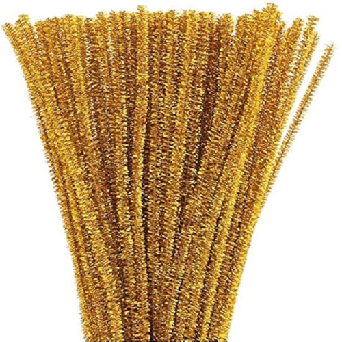 Limpia Pipas Metalico Dorado