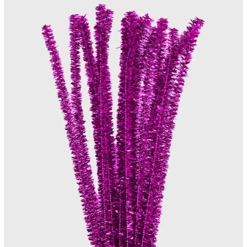Limpia Pipas Metalico Rosa Fiucha