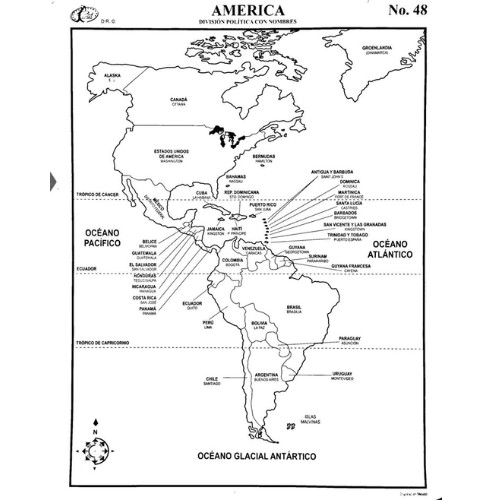 Mapa De America