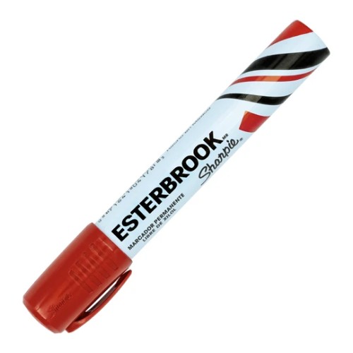 Marcador Permanente Esterbrook Rojo