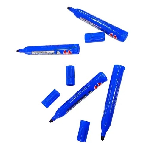 Marcador Permanente Shely Punta Gruesa Azul
