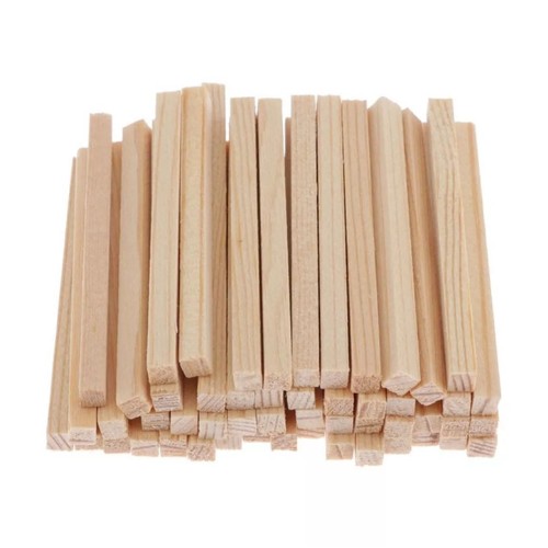 Palo De Madera Cuadrados Pza.