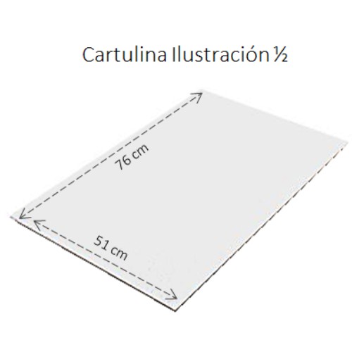 Papel Ilustracion De 1/2