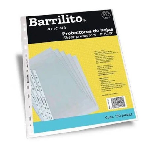 Paquete De Protector De Hojas Barrilito