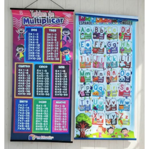 Pergaminos Didacticos Letras Y Numeros