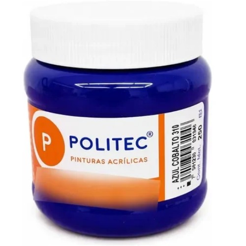 Pintura Politec De 250 Ml Azul Cobalto