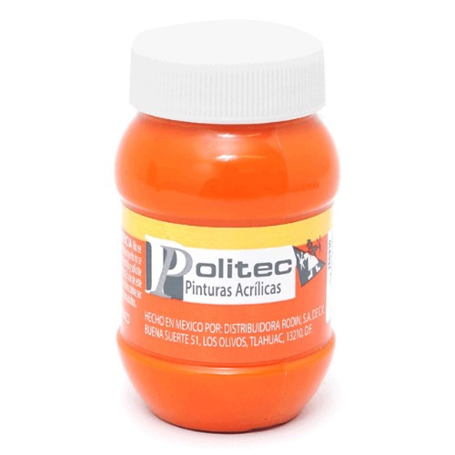 Pintura Politec Mediana Naranja