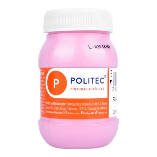 Pintura Politec Mediana Rosa Pastel