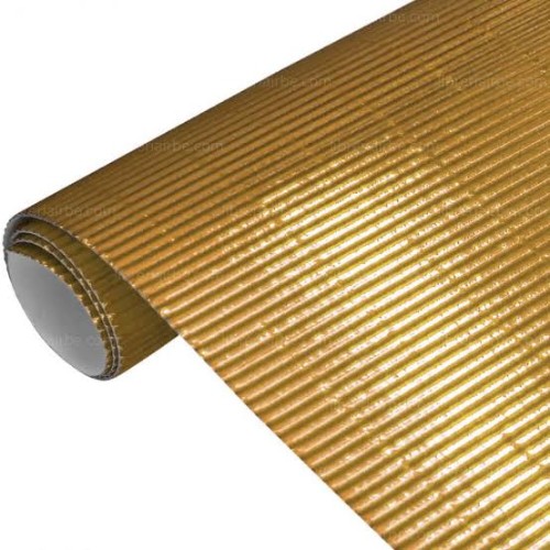 Pliego Corrugado Metalico Dorado