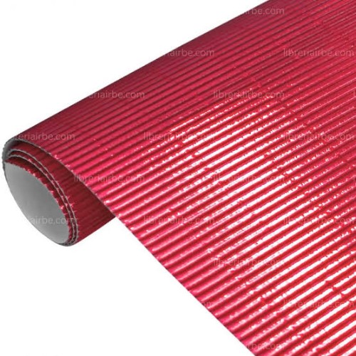 Pliego Corrugado Metalico Rojo