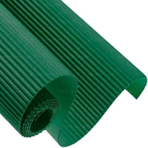 Pliego Corrugado Normal Verde Bandera