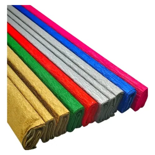 Pliego De Crepe Metalico Surtido