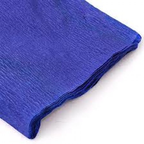 Pliego De Papel Crepe Azul Marino