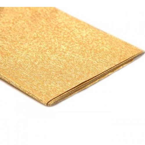 Pliego De Papel Crepe Dorado