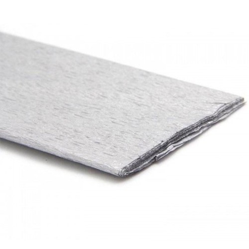 Pliego De Papel Crepe Plata