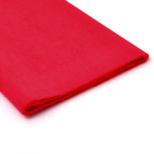 Pliego De Papel Crepe Rojo