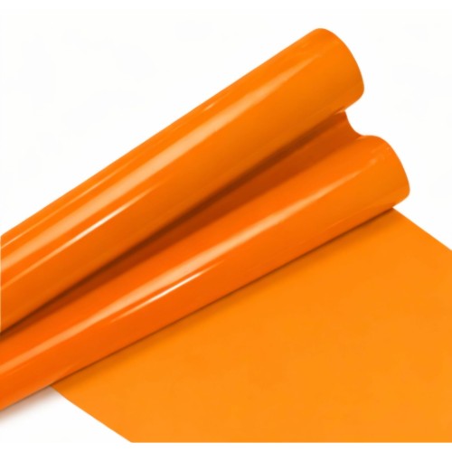 Pliego De Papel Lustre Naranja