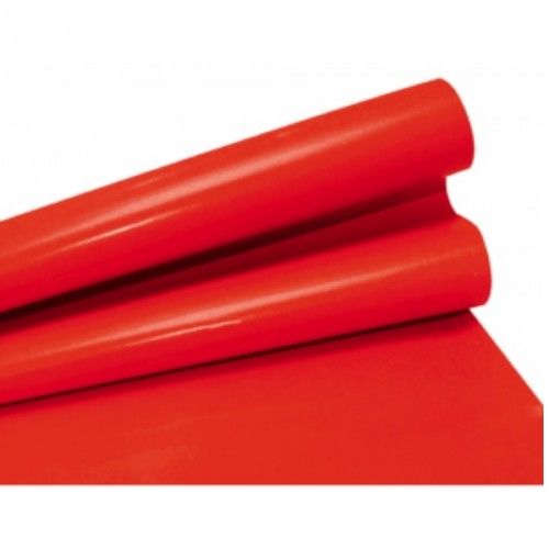 Pliego De Papel Lustre Rojo