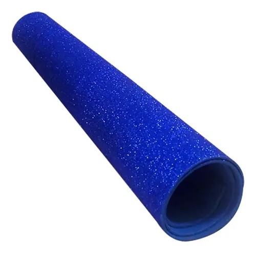 Pliego Fomy Diamantado Azul Rey