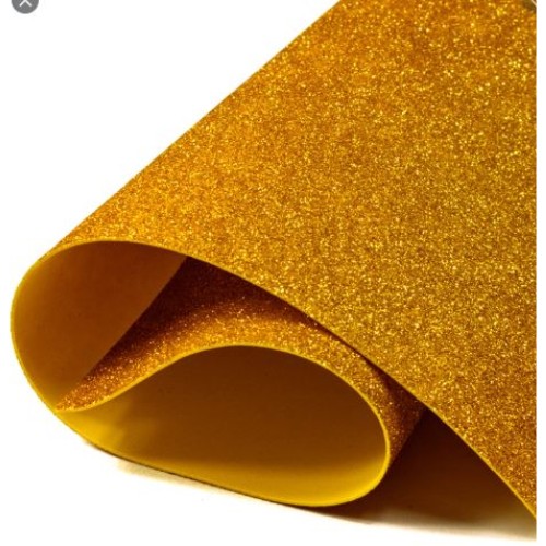 Pliego Fomy Diamantado Dorado