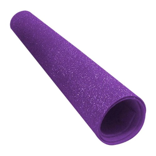 Pliego Fomy Diamantado Morado