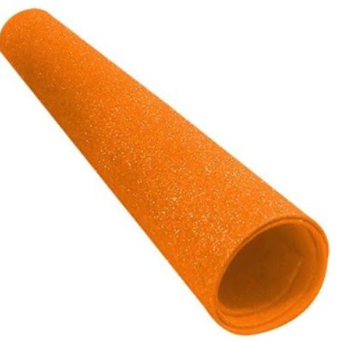 Pliego Fomy Diamantado Naranja