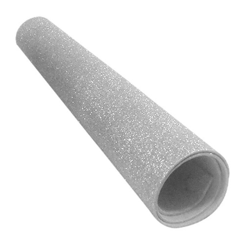 Pliego Fomy Diamantado Plata