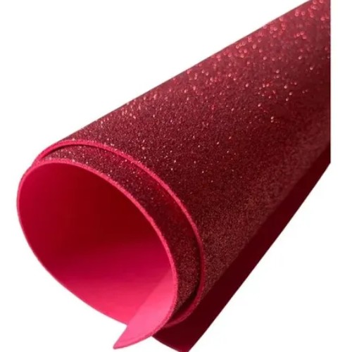 Pliego Fomy Diamantado Rojo