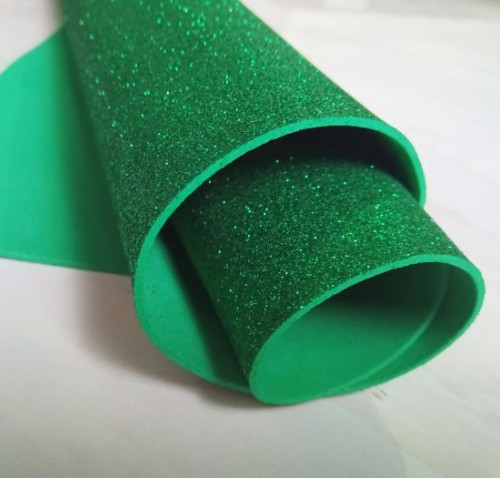 Pliego Fomy Diamantado Verde Bandera