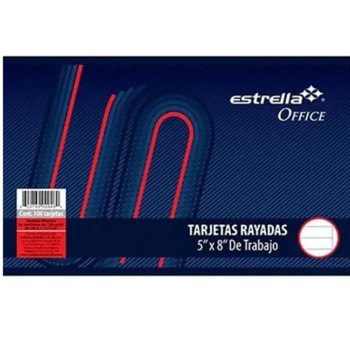 Fichas De Trabajo Grande De Raya De 5x8